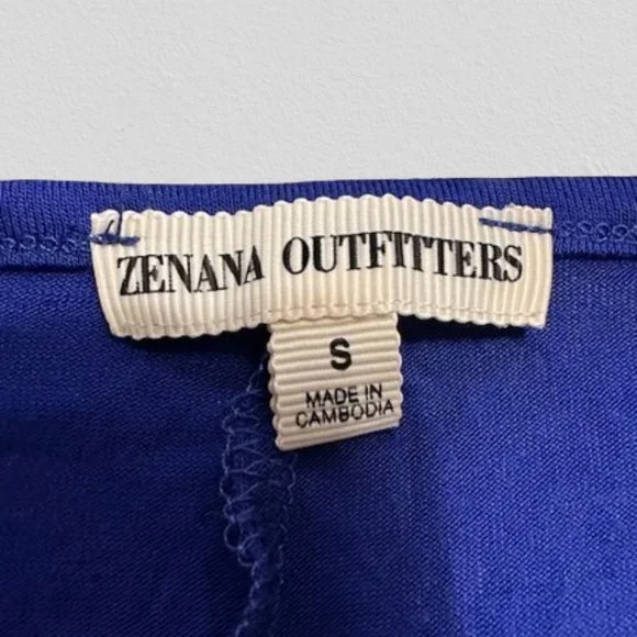 Royal Blue Long Sleeve Sharkbite Top  (2) - Picture 7 of 8